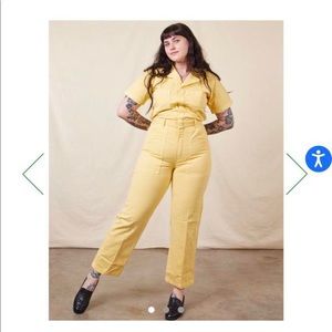 BBP butter yellow jumpsuit